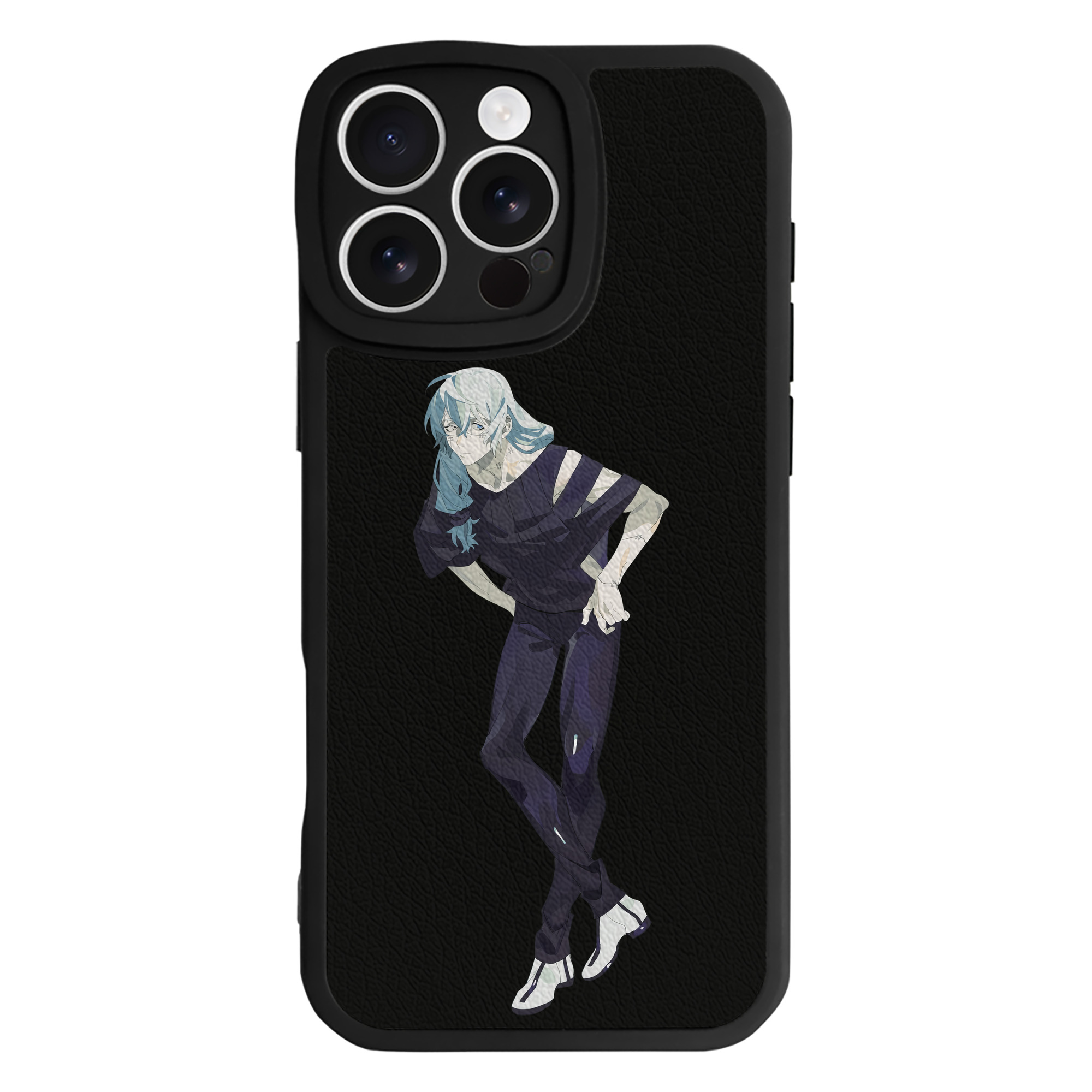 （画像用） 呪術廻戦 Jujutsu Kaisen 【iPhone 16シリーズ対応】シリコンスマホケース（レザー調） 材質：シリコン